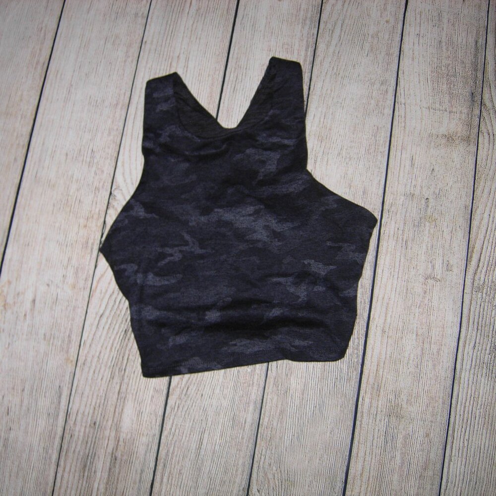 Kyodan Black Camo Padded Sports Bra S